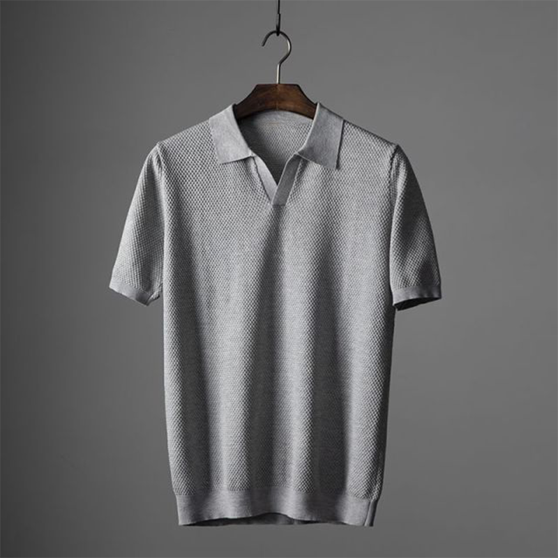 Stylish Short Sleeve Polo Shirt