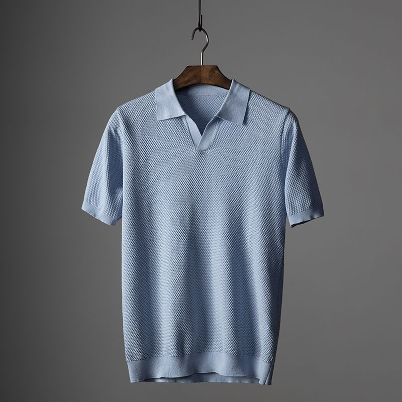 Stylish Short Sleeve Polo Shirt