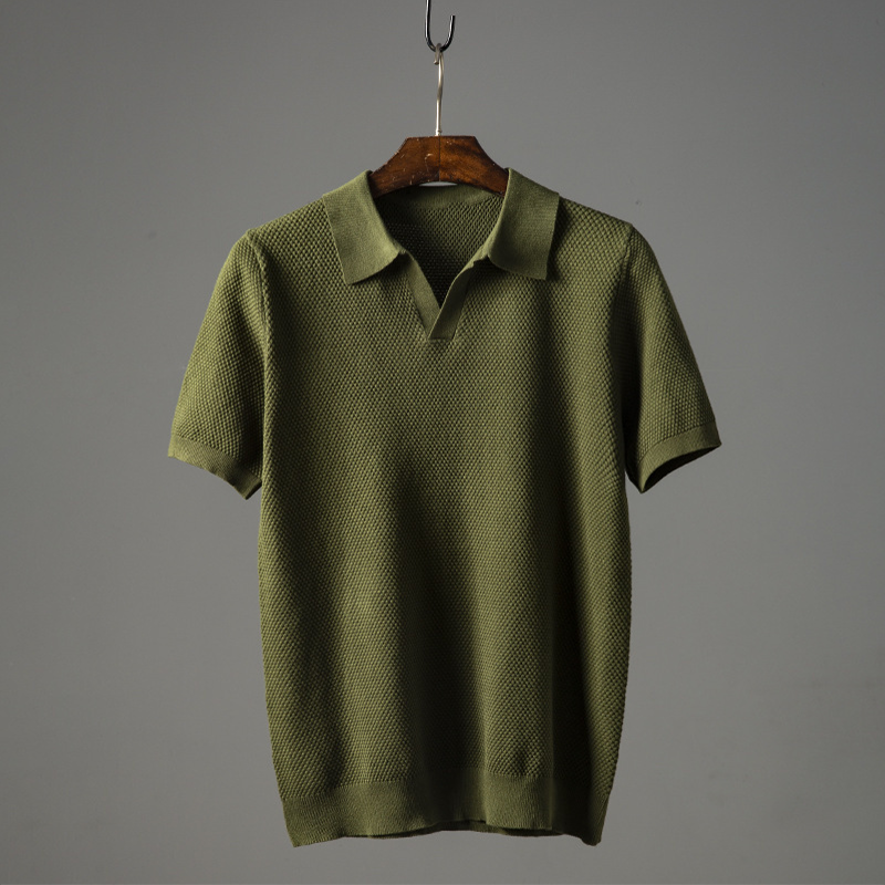 Stylish Short Sleeve Polo Shirt