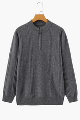 Ribbed Half Zip