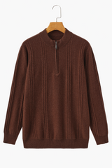 Ribbed Half Zip